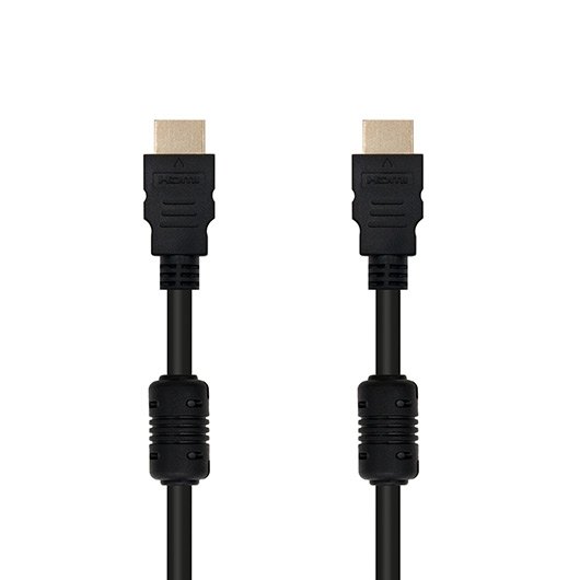 *Cable hdmi alta velocidad nanocable 10m -  macho - macho -  negro