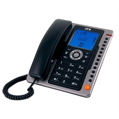*Telefono fijo spc office pro negro mute -  tecla r -  7 memorias directas