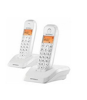 *Telefono motorola s1202 wireless inalambrico duo blanco