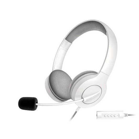 *Auriculares micro energy sistem office 3 blanco supraural -  40mm -  jack 3.5mm -  antipop -  20hz -  32ohms