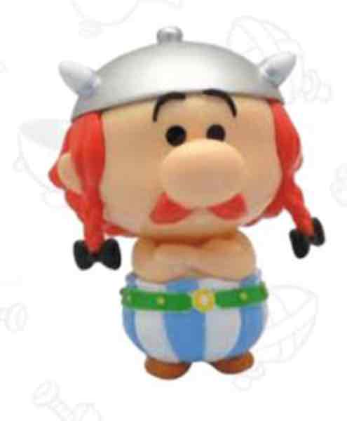 *Figura plastoy asterix & obelix obelix chibi mini pvc