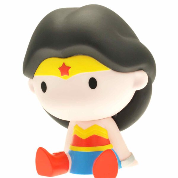 *Figura hucha plastoy dc comics wonder woman liga de la justicia pvc