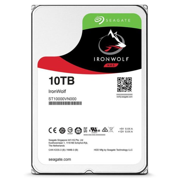 *Disco duro interno hdd seagate ironwolf 10tb sata3 256mb