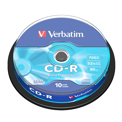 *Verbatim cd - r 700mb 52x tarrina 10uds