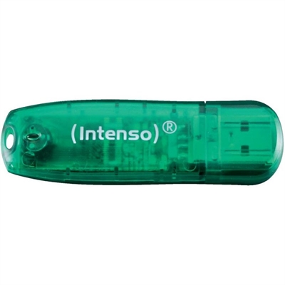 *Memoria usb 2.0 intenso rainbow 8gb verde