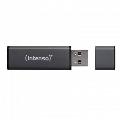 *Memoria usb 2.0 intenso alu line 16gb aluminio antracita