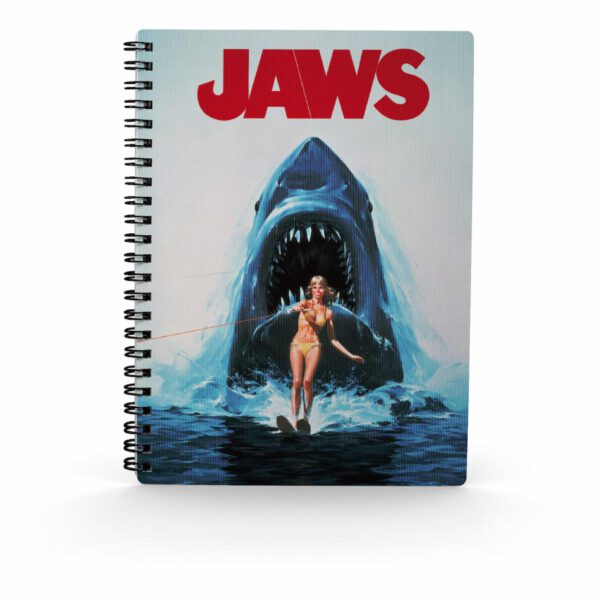 *Libreta efecto 3d poster alternativo tiburon