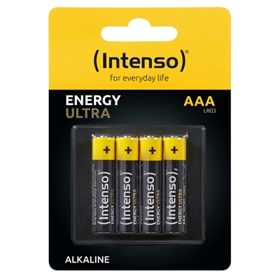*Pack de pilas alcalinas intenso energy ultra aaa lr03 4 unidades