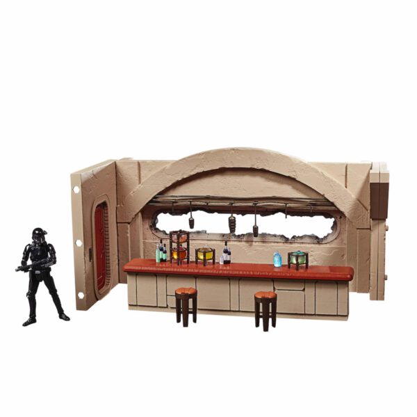 *Set nevarro cantina + figura hasbro 9 -5 cm death trooper the mandalorian star wars vintage f39025