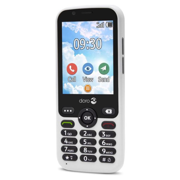 *Telefono movil senior doro 7010 blanco - 2.8 pulgadas - 4gb rom - 512mb ram - 3mpx - 1600mah