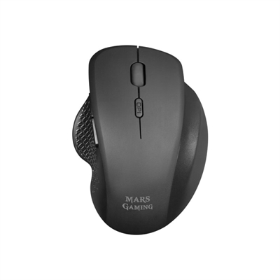 *Mouse raton mars gaming mmwergo optico wireless inalambrico 6 botones 3200ppp negro