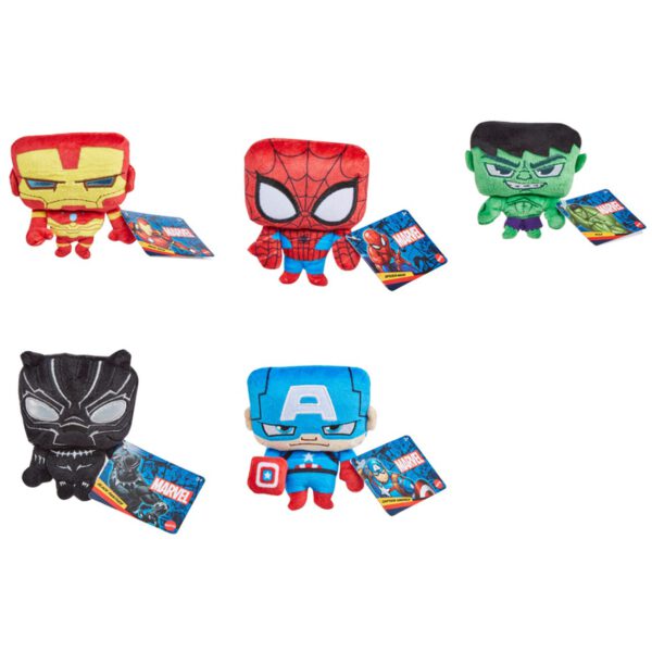 *Surtido peluches mattel marvel 20 cm 16 unidades