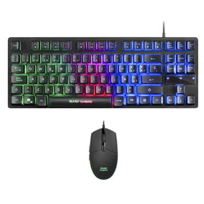 *Kit teclado + raton mars gaming mcptkles rgb