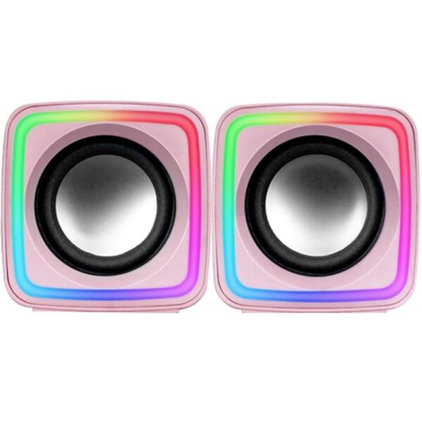 *Altavoces mars gaming mscubep premium 8w rosa