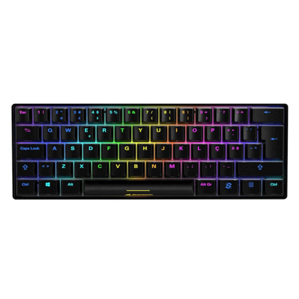 *Teclado gaming sharkoon skiller sgk50 s4 kailh red negro