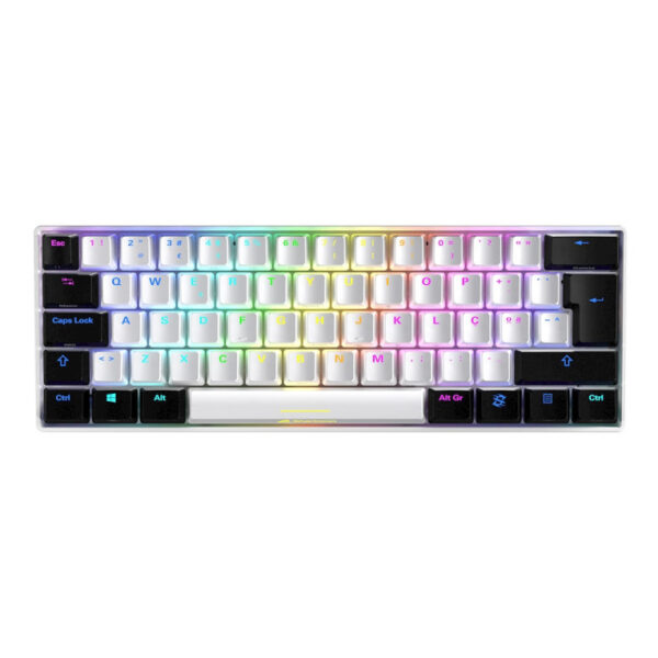 *Teclado gaming sharkoon skiller sgk50 s4 kailh red blanco portugues