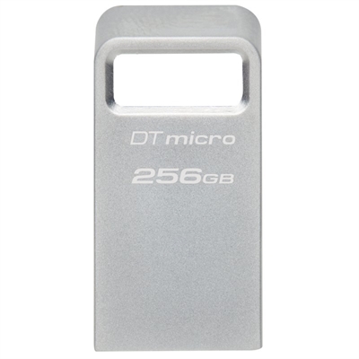 *Datatraveler micro unidad flash usb 256 gb usb tipo a 3.2 gen 1 (3.1 gen 1) plata