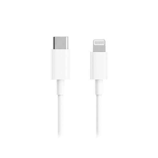 *Cable lightning a usb tipo c xiaomi macho -  macho -  1m - blanco