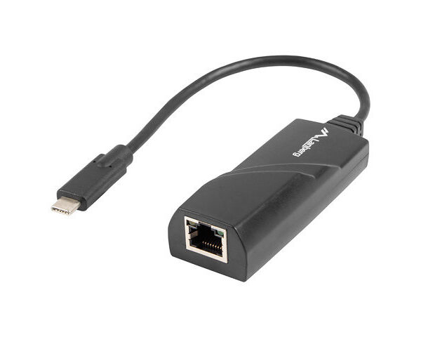 *Adaptador lanberg usb tipo c 3.1 macho -  ethernet rj45 hembra -  0.15m