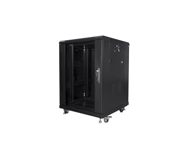 *Armario rack lanberg 15u 600 x 600 auto ensamblado 19 pulgadas carga maxima 800kg negro