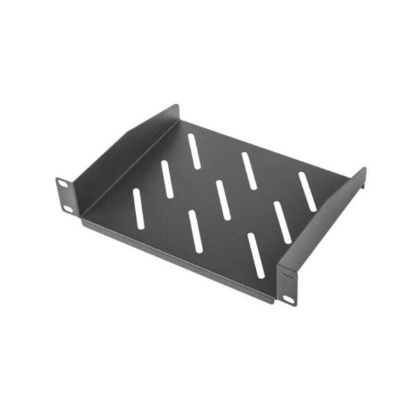 *Bandeja fija lanberg 1u 254 x 180 mm carga maxima 20kg rack de 10 pulgadas negro