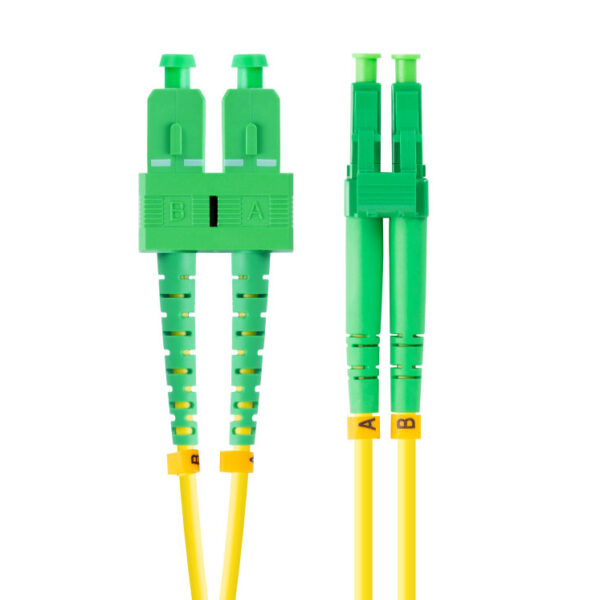 *Latiguillo fibra optica sc - apc a lc - apc lanberg 2m mono duplex g657a1 lszh amarillo