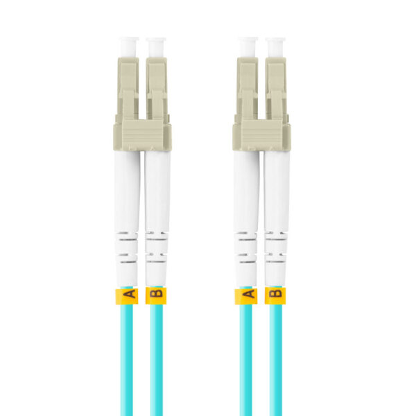 *Latiguillo fibra optica lc - upc lanberg 5m multi duplex om3 50 - 125 lszh azul