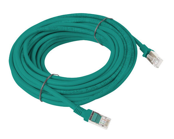 *Latiguillo rj45 lanberg cat.5e utp fluke 10m verde