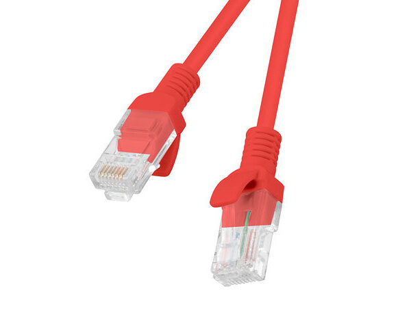 *Cable red lanberg latiguillo cat.6 utp 10m rojo fluke passed