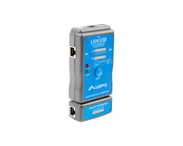 *Testeador network lanberg nt - 0403 rj45 -  rj11 -  usb