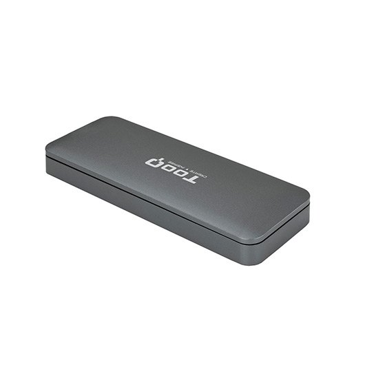 *Caja externa tooq tqe - 2281g para ssd m.2 usb tipo c gris