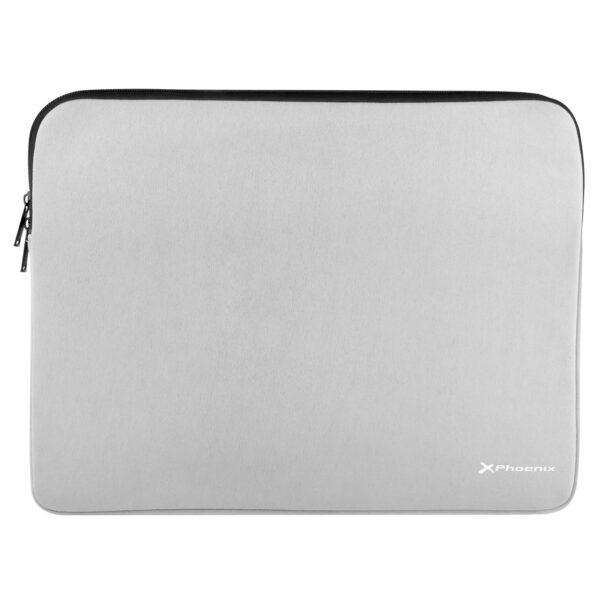 *Funda de neopreno phoenix para tablet o portátil 14 pulgadas interior terciopelo gris