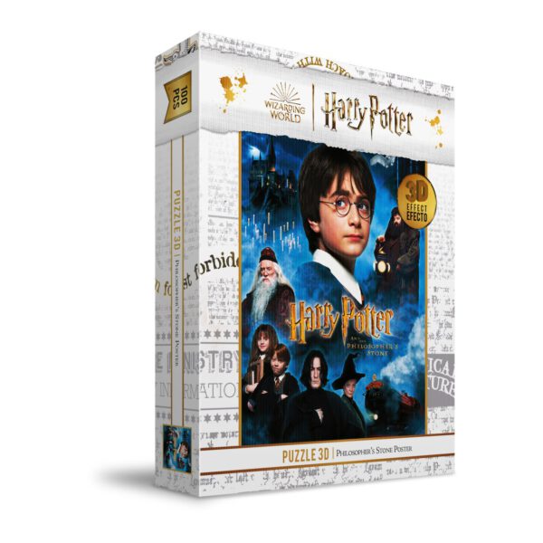 *Puzzle 100 efecto 3d poster piedra filosofal harry potter