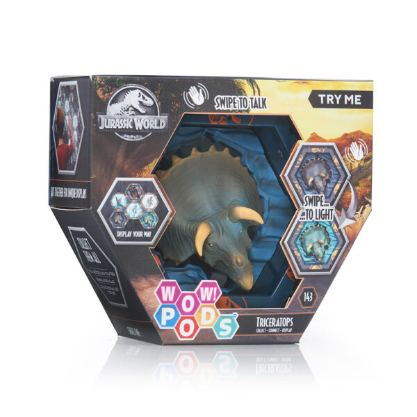 *Figura wow! pod jurassic world triceratops sfx con sonido