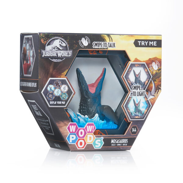 *Figura wow! pod jurassic world mosasaurus sfx con sonido