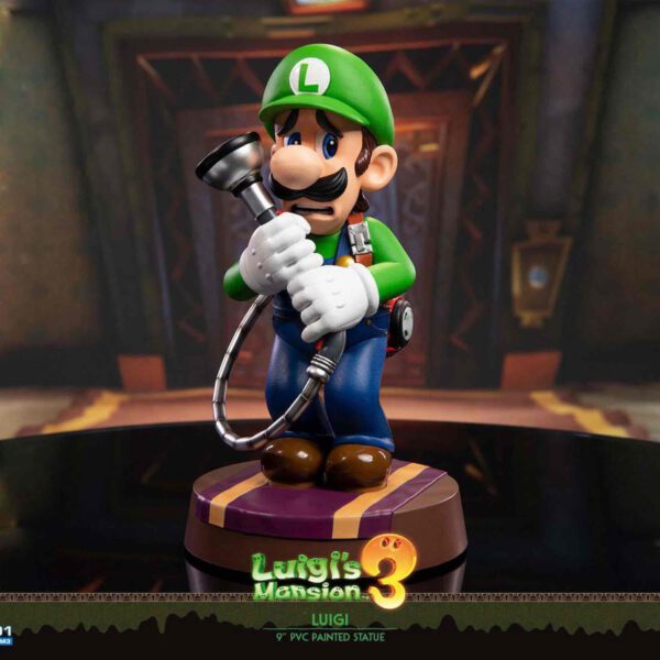 *First 4 figures standard edition luigi's mansion 3 figura 25 cm