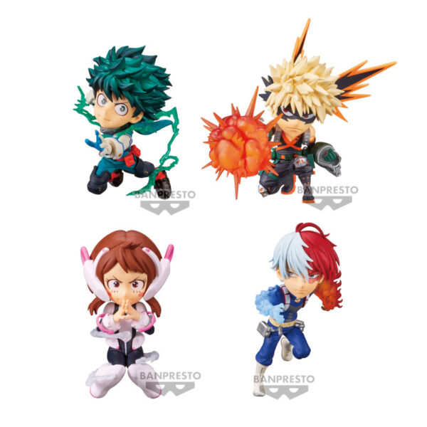 *Figura banpresto my hero academia world collectable 1 unidad aleatoria