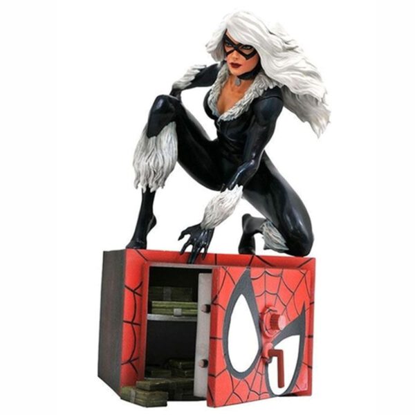 *Figura diamond select toys marvel comic gallery diorama black cat