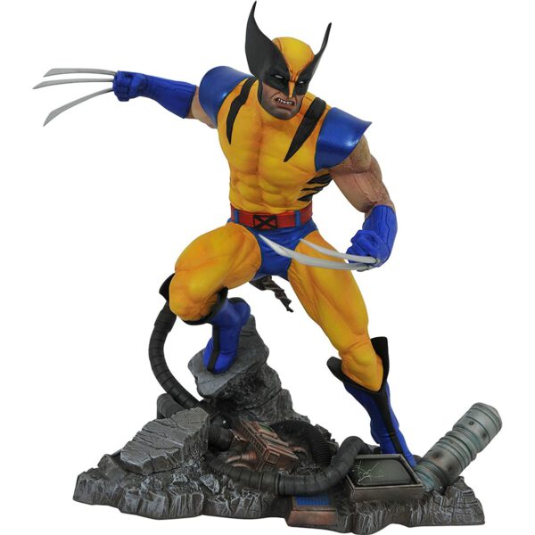 *Figura diamond select toys gallery re - run marvel diorama wolverine lobezno