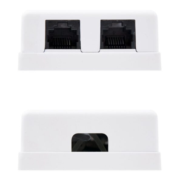 *Roseta nanocable 2 tomas cat.6 utp rj45