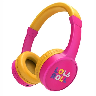 *Auriculares micro energy sistem lol&roll pop rosa supraural - bt 5.1 - jack 3.5mm - multiplataforma