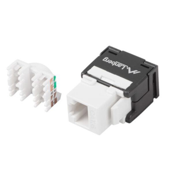 *Conector keystone lanberg cat.6 utp rj45 180º toolless