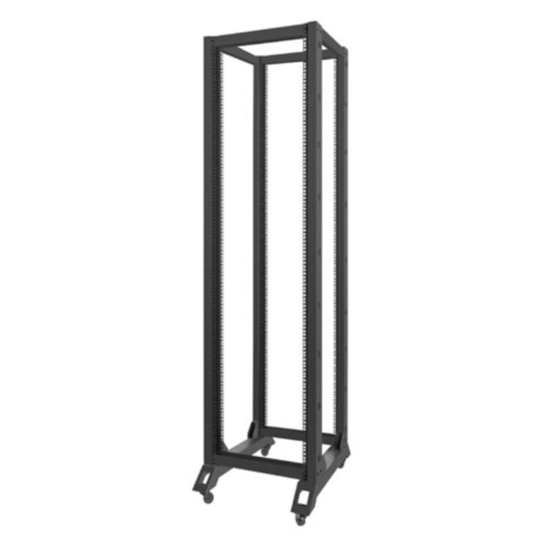 *Armario lanberg open rack 42u 600x800 negro