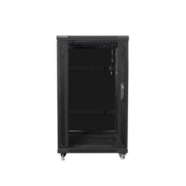 *Armario lanberg rack 19 pulgadas 22u 600x800 flat pack black negro