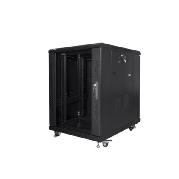 *Armario lanberg rack 19 pulgadas 15u 600x800 flat pack black negro