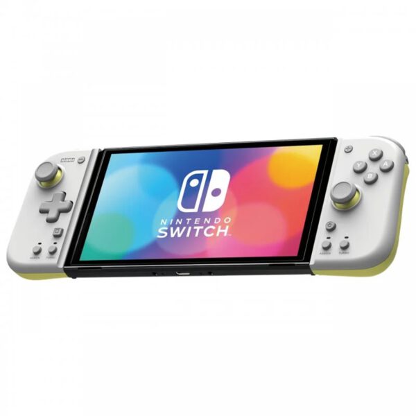*Splitpad hori compact blanco - amarillo para nintendo switch