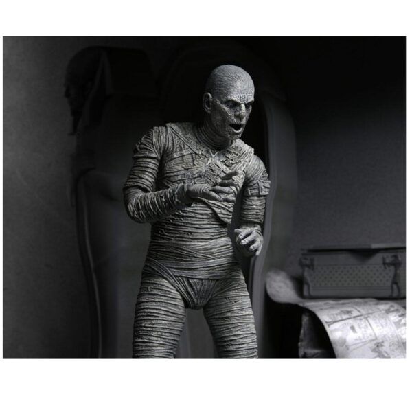 *Figura neca ultimate mummy (black &white) 18 cm universal monsters scale action figure