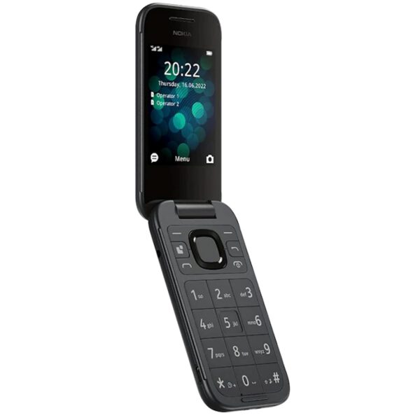 *Telefono movil nokia flip 2660 negro 2.8 pulgadas -  128mb rom -  48mb ram -  0.3mpx -  4g
