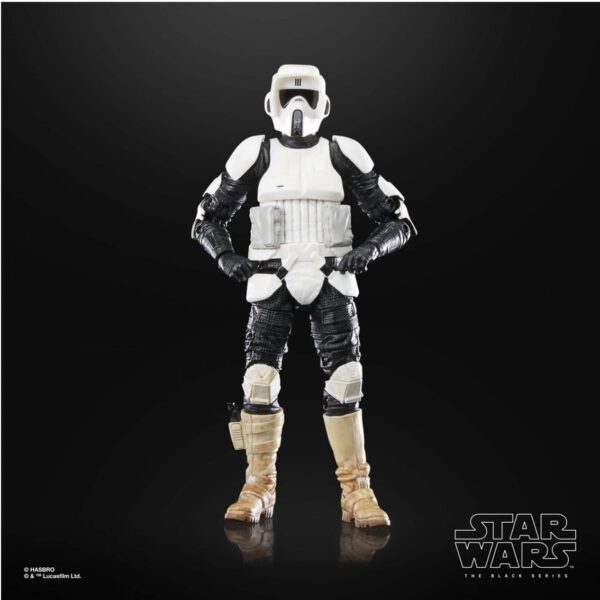 *Figura hasbro the black series 40th anniversary of star wars: return of the jedi -  biker scout