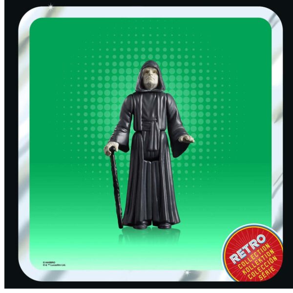 *Figura hasbro star wars retro collection the return of the jedi -  the emperor palpatine